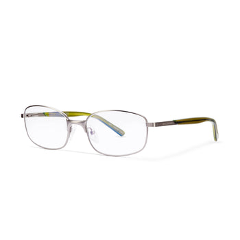 Hot Futures Blazes clear lens optical glasses in gunmetal shade