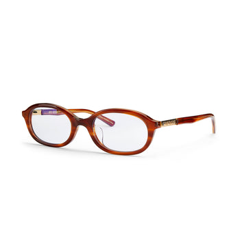 Cupid caramel frame optical glasses with clear lenses