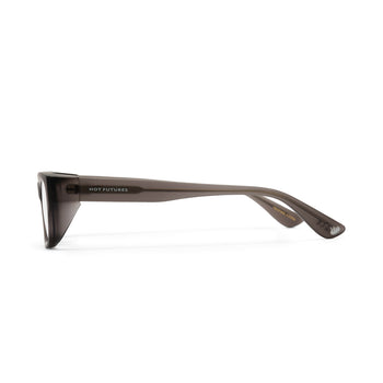 Sunglasses with 'Hot Futures' branding on a white background